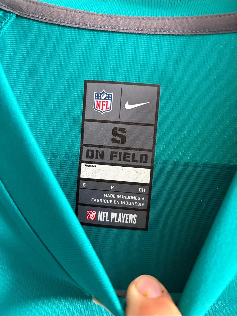 Nike Miami Dolphins Tua Teal Football Jersey with White & Orange Accents